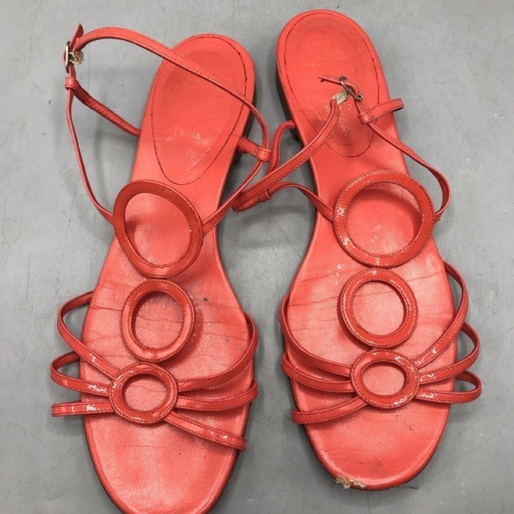 Louboutin coral size 41 sz 10.5